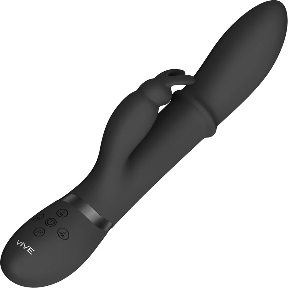 Vive HALO Stimulating Ring G-Spot Rabbit Vibrator, 9.6", Purple