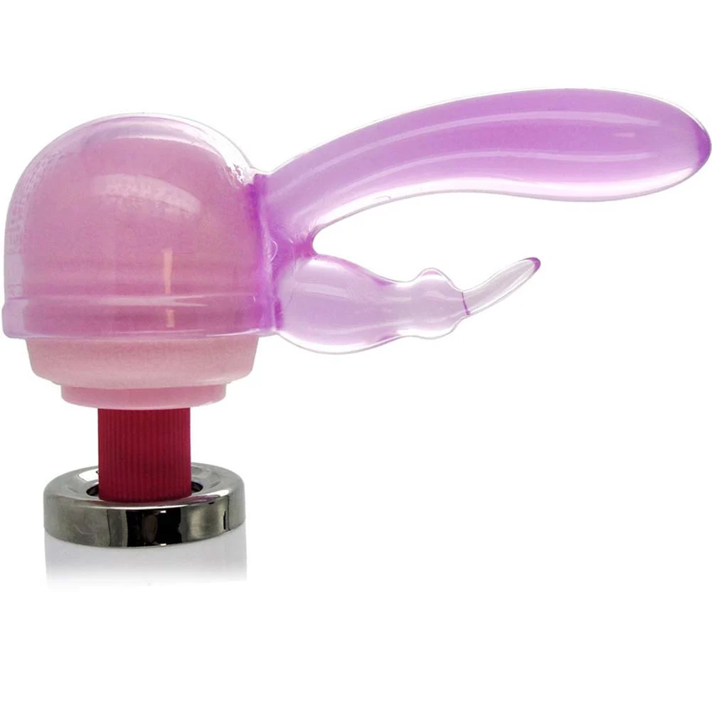 Wand Essentials Rabbit Dual Stimulation Attachment for Her, Purple