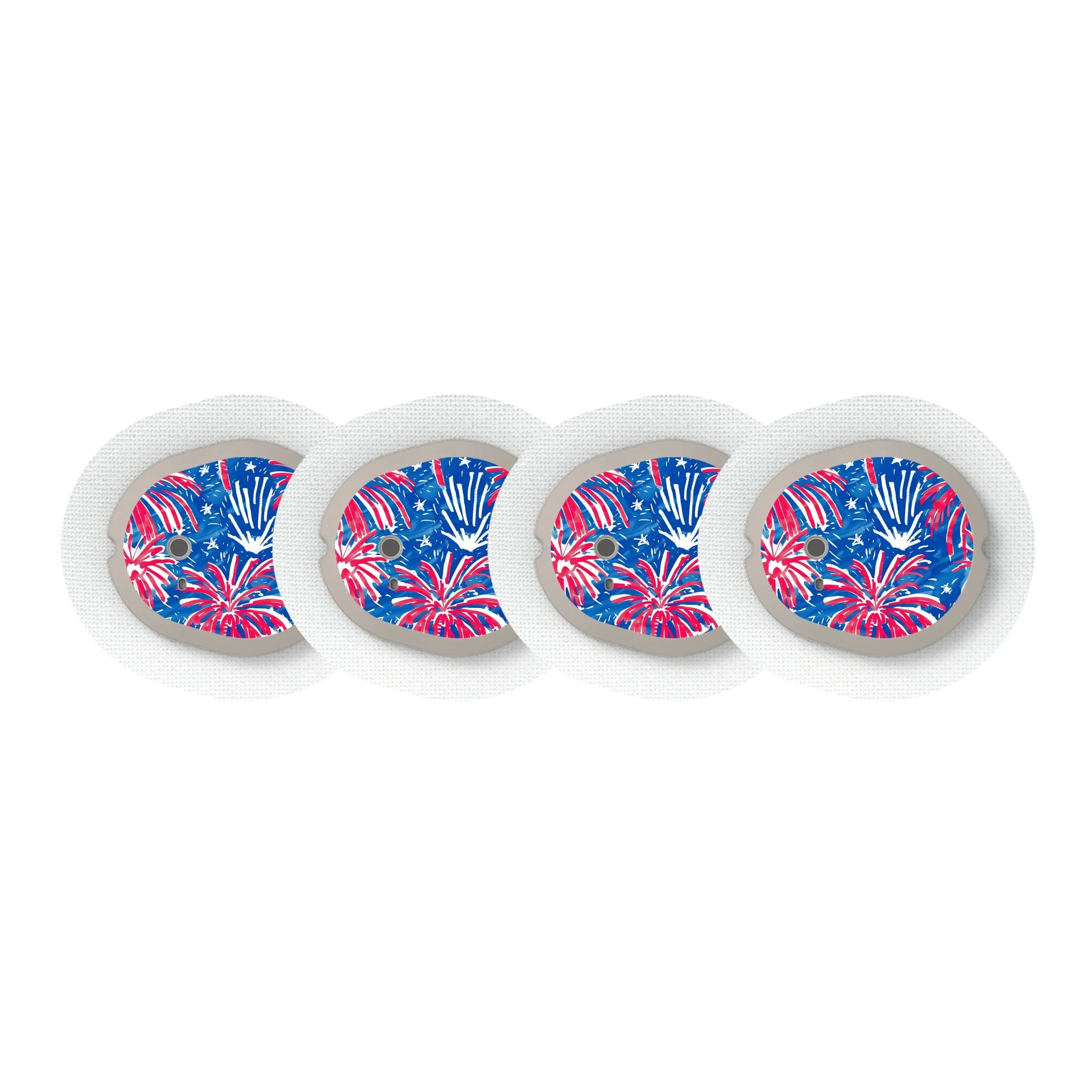 Watercolor Fireworks Designed for the DEXCOM G7 and Stelo Transmitter