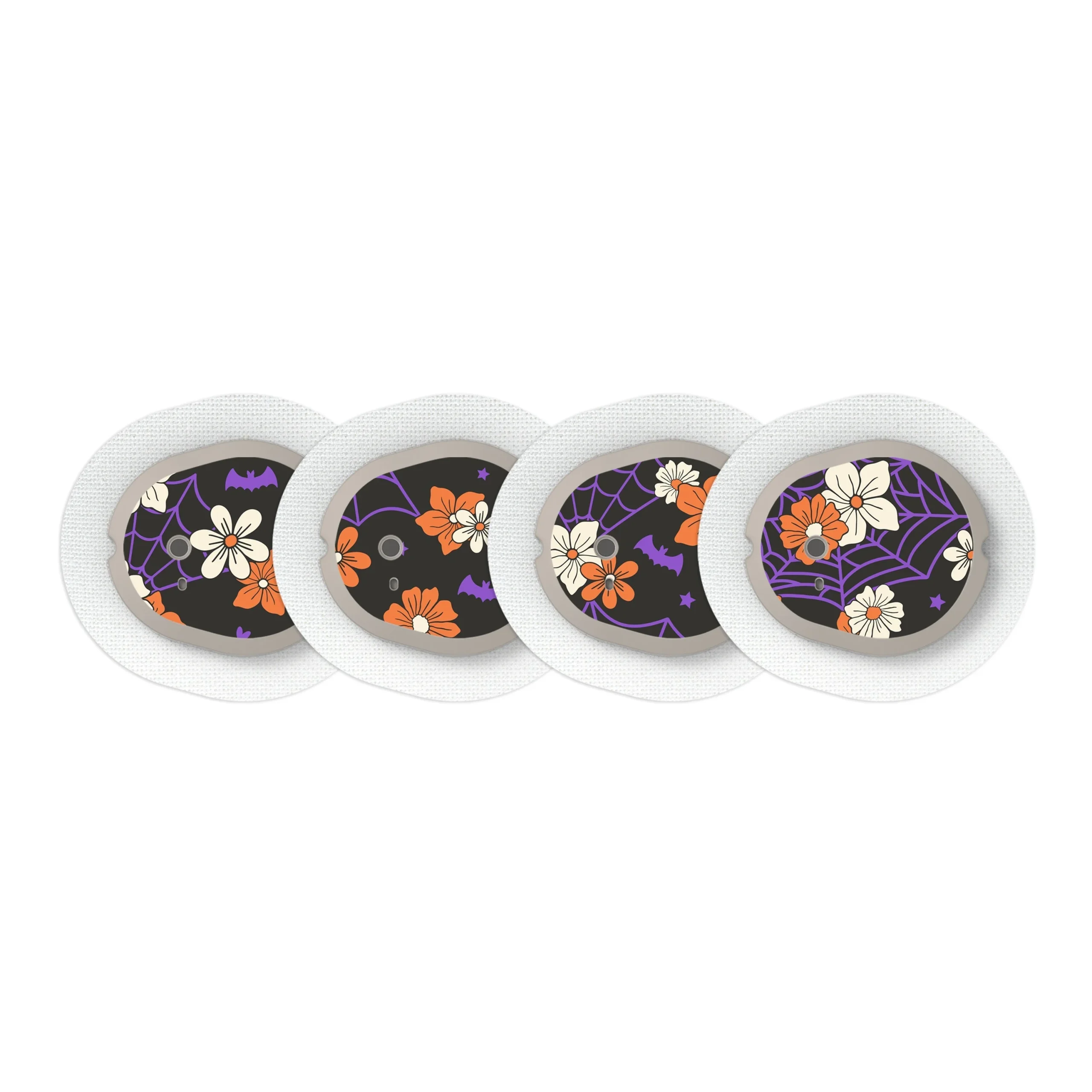 Webbed Flowers Designed for the DEXCOM G7 and Stelo Transmitter