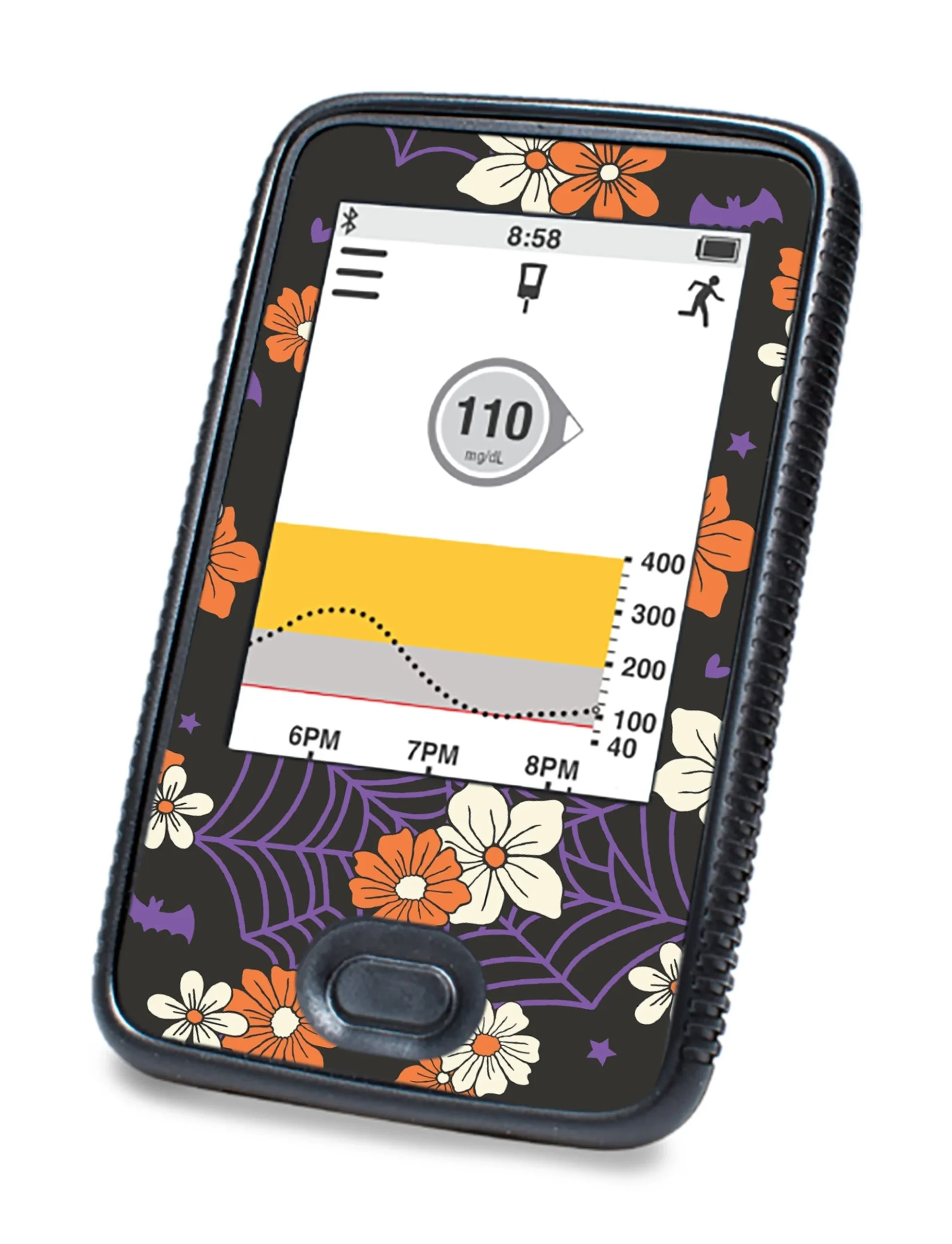 Webbed Flowers DEXCOM G6 Touchscreen Receiver