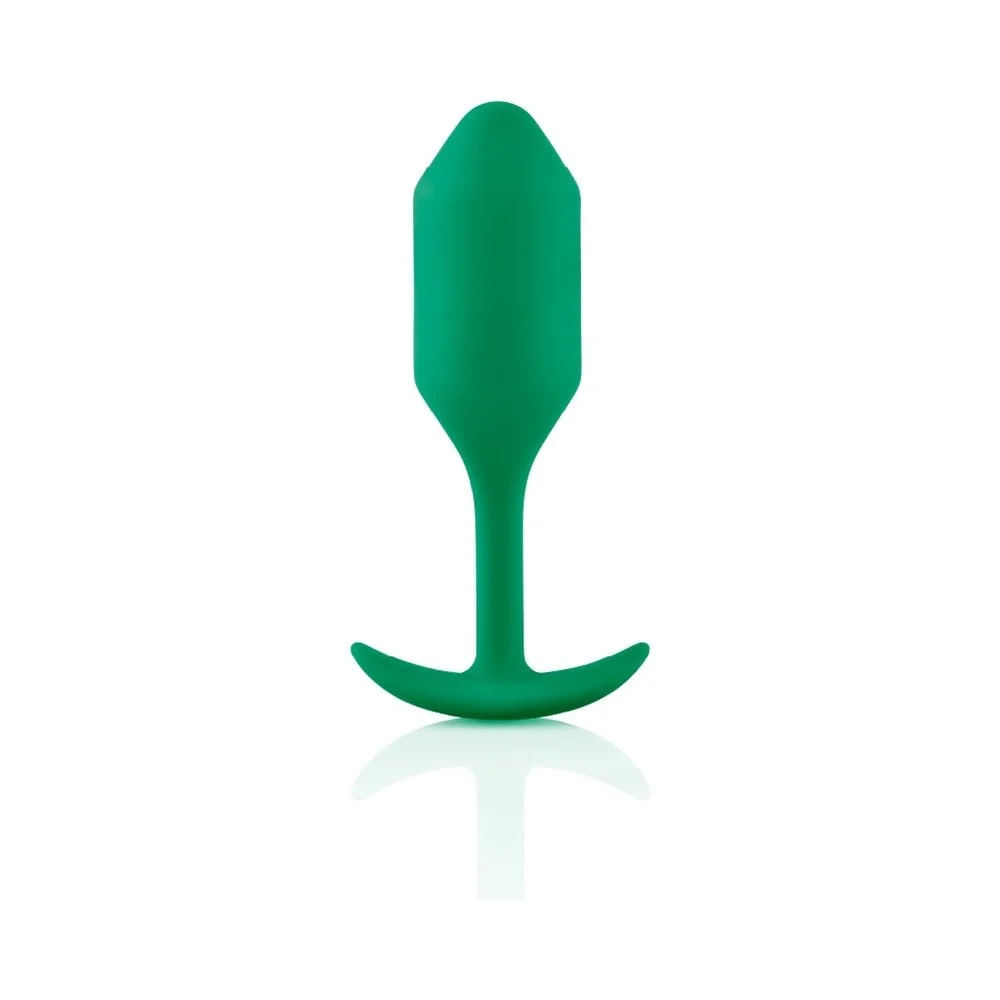 Weighted Snug Plug 2 Butt Plug 114 g Green
