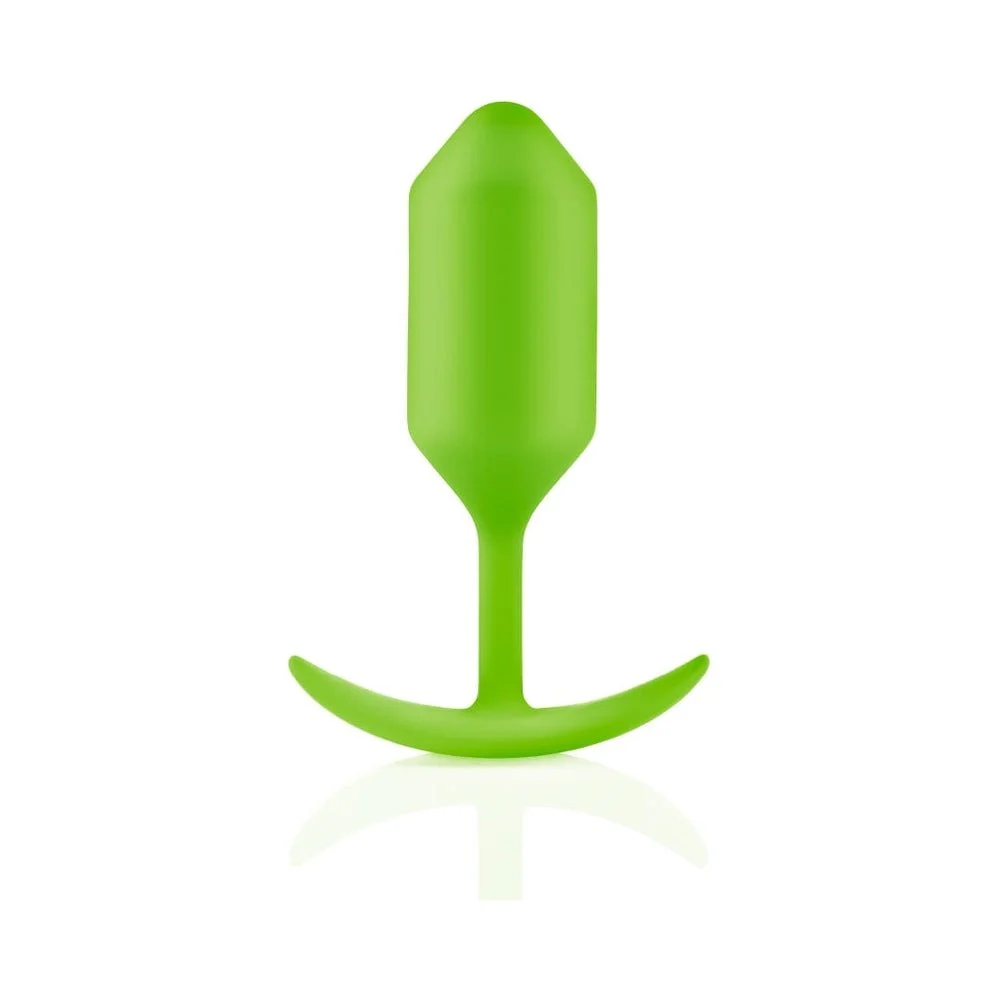 Weighted Snug Plug 3 Butt Plug 180 g Green