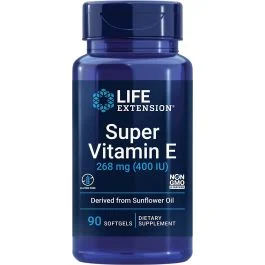Whole Body Health Super Vitamin E 400 IU 90 Softgels Life Extension