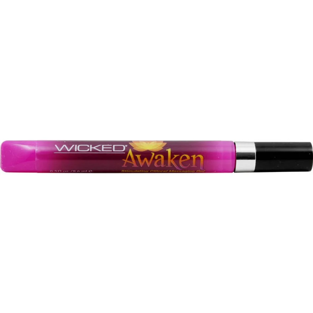 Wicked Awaken Stimulating Clitoral Massaging Gel, 0.3 fl.oz (8.6 mL)