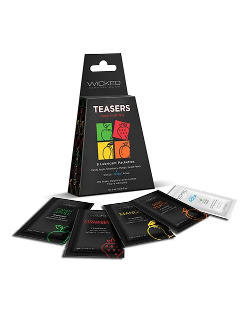 Wicked Teasers Fresh Fruit Mix Flavored Lubricants