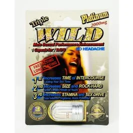 Wild Platinum 2000mg Triple Maximum Sexual Enhancement Pill