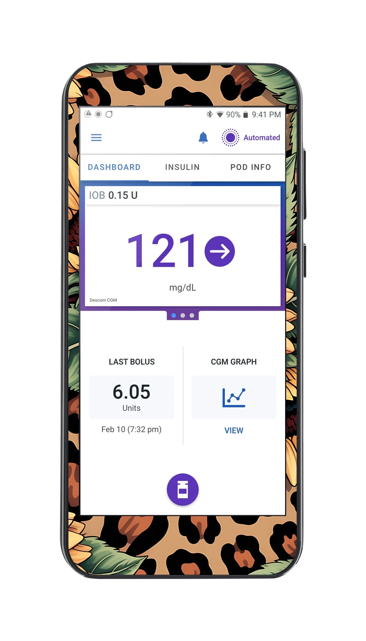 Wild Sunflower Sticker for Omnipod 5 Controller – Pump Peelz