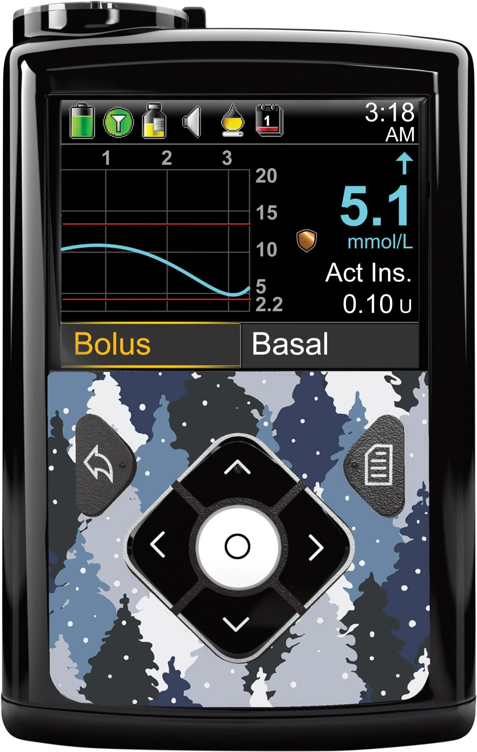 Winter Forest Sticker for Medtronic MiniMed 770G & 780G