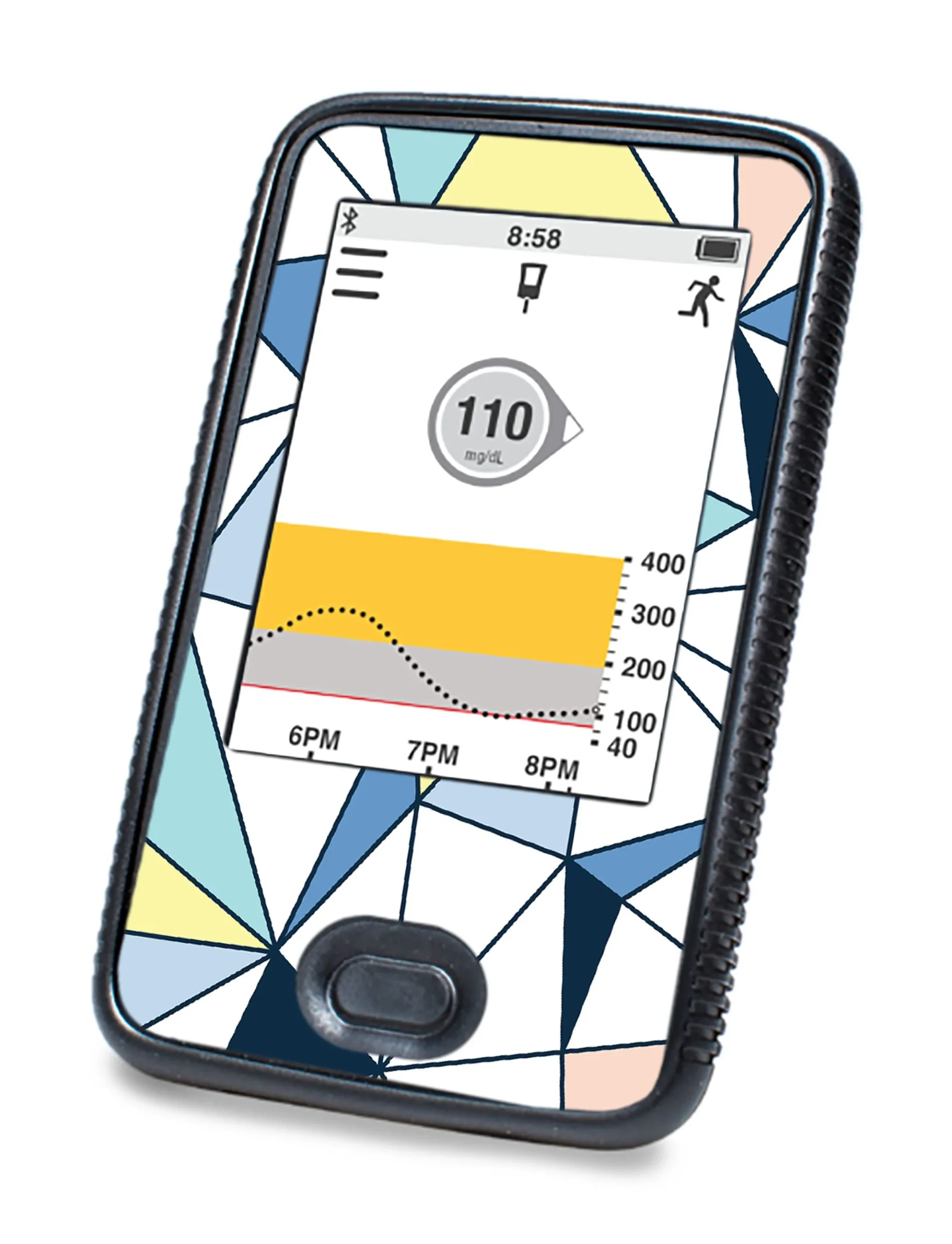 Winter Geometric DEXCOM G6 Touchscreen Receiver