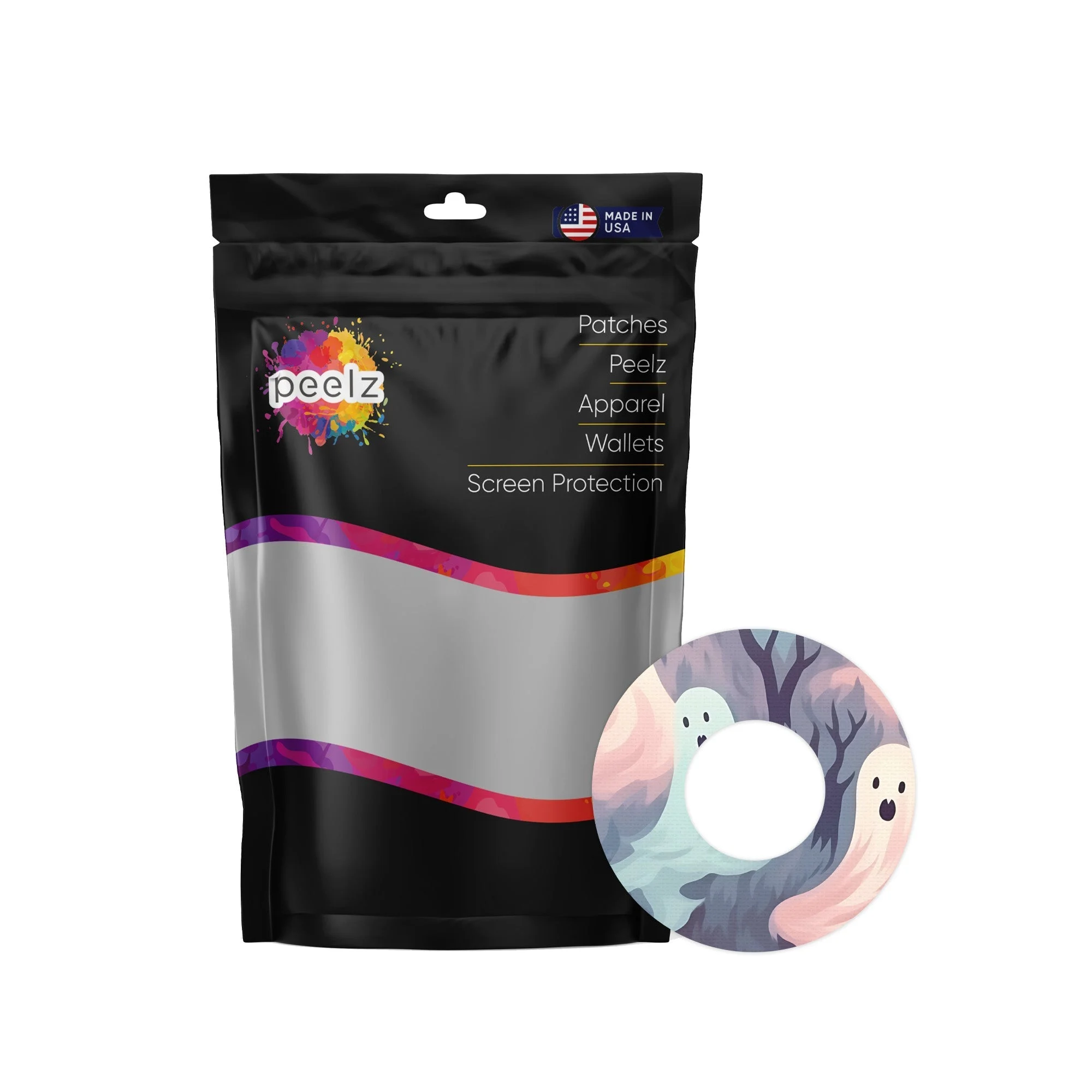 Wispy Ghosts PatchTape Designed for the FreeStyle Libre 2