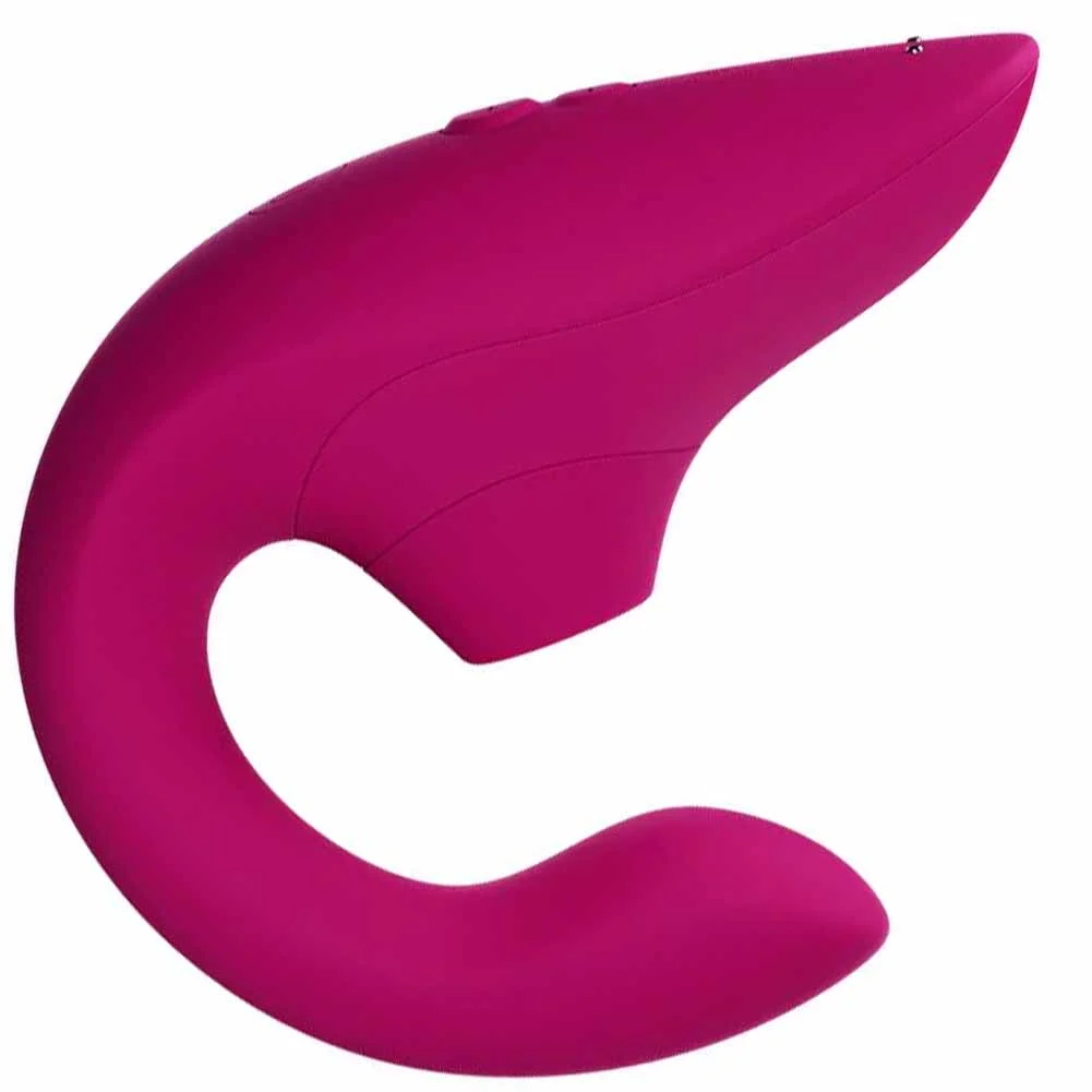 Womanizer Blend Dual Action Rabbit Stimulator, 5.5", Vibrant Pink