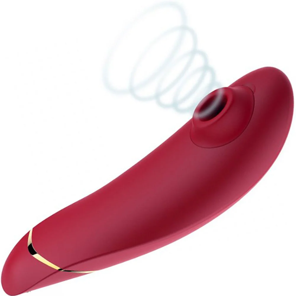 Womanizer Premium 2 Luxurious Clitoral Air Pulse Stimulator, 6", Bordeaux