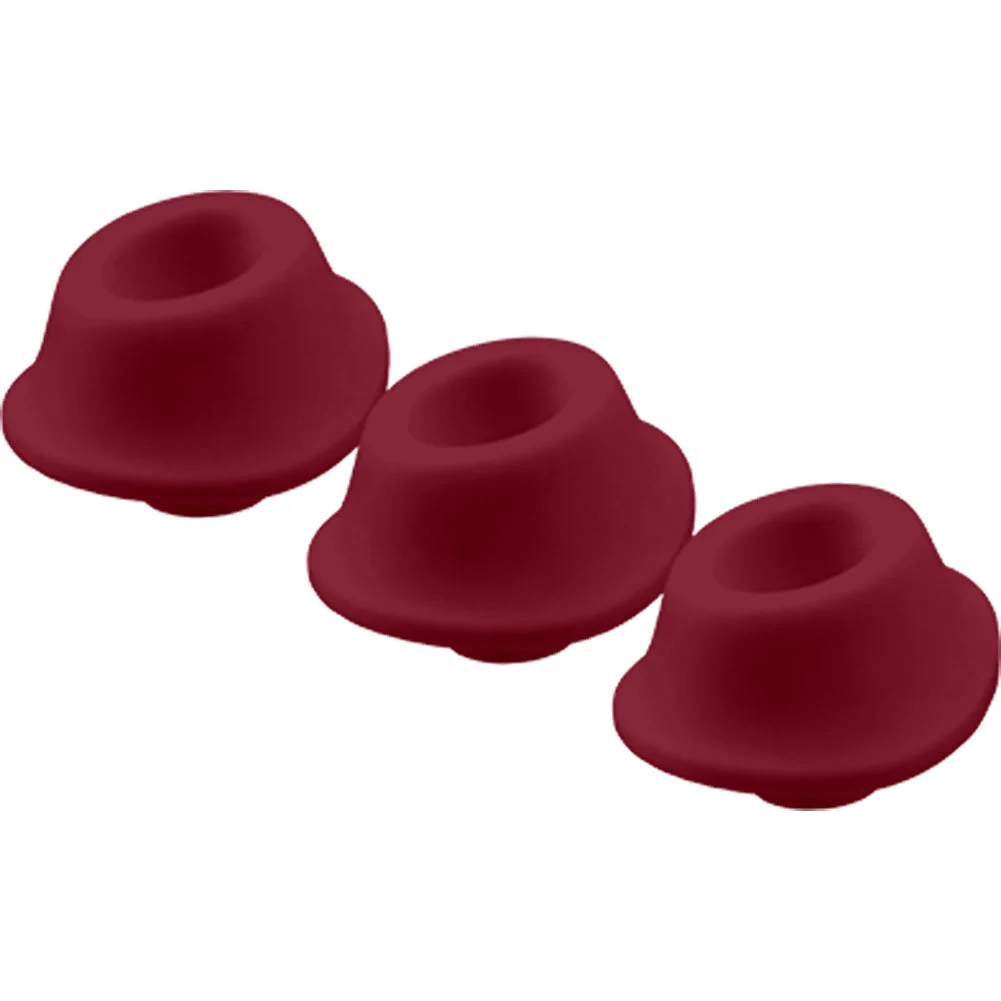 Womanizer Premium & Classic Replacement Heads (Pack of 3), Medium, Bordeaux