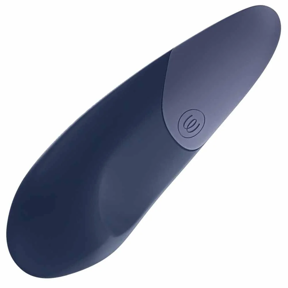 Womanizer Vibe Silent Lay On Clitoral Vibrator, 5.5", Dark Blue