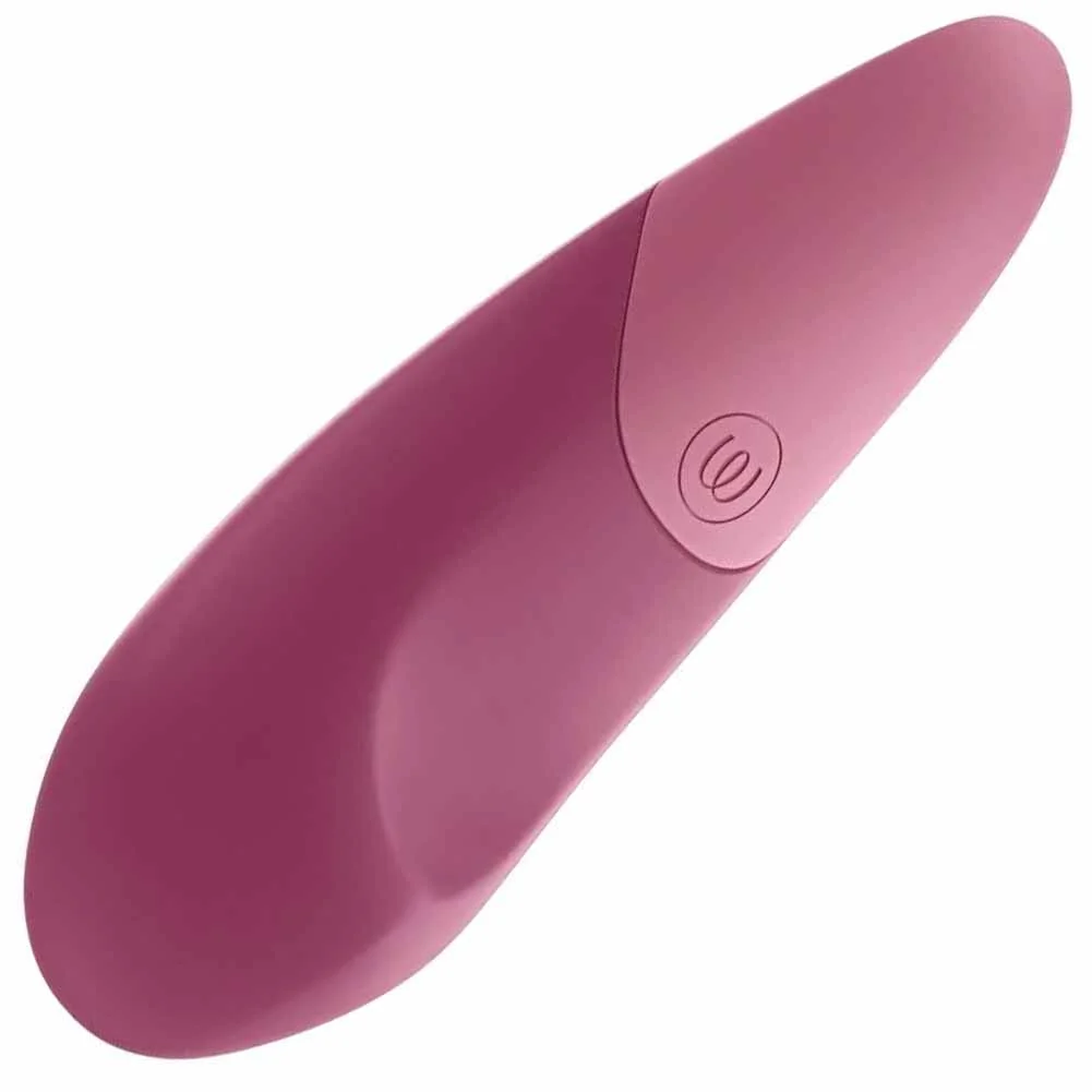 Womanizer Vibe Silent Lay On Clitoral Vibrator, 5.5", Dusky Pink