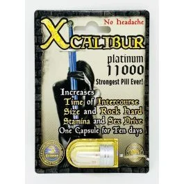 Xcalibur Platinum 11000 Male Sexual Performance Enhancement Pill