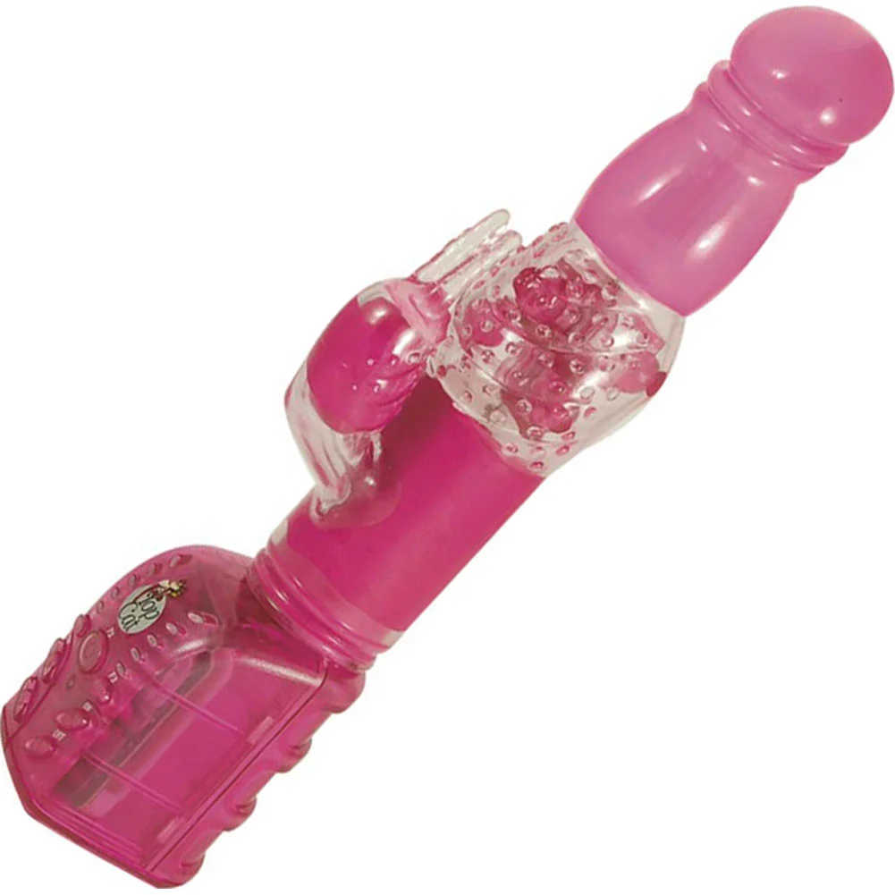 Xtreme Turbo Dual Action Rabbit Style Female Vibrator, 10", Pink