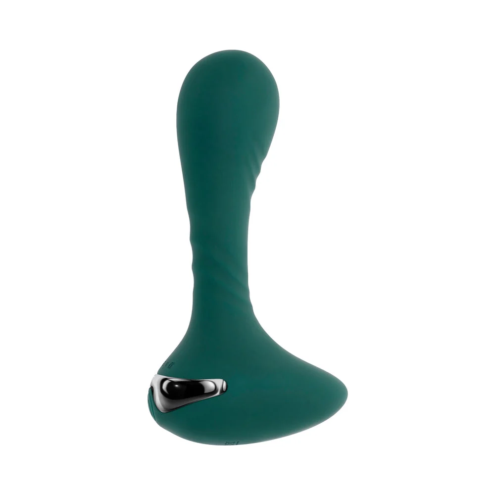 You Gotta Stick It Rechargeable Vibrating Anal Plug, Teal