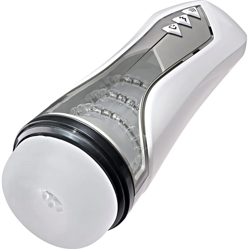 Zero Tolerance Stroking Buddy Rechargeable Vibrating Stroker, White