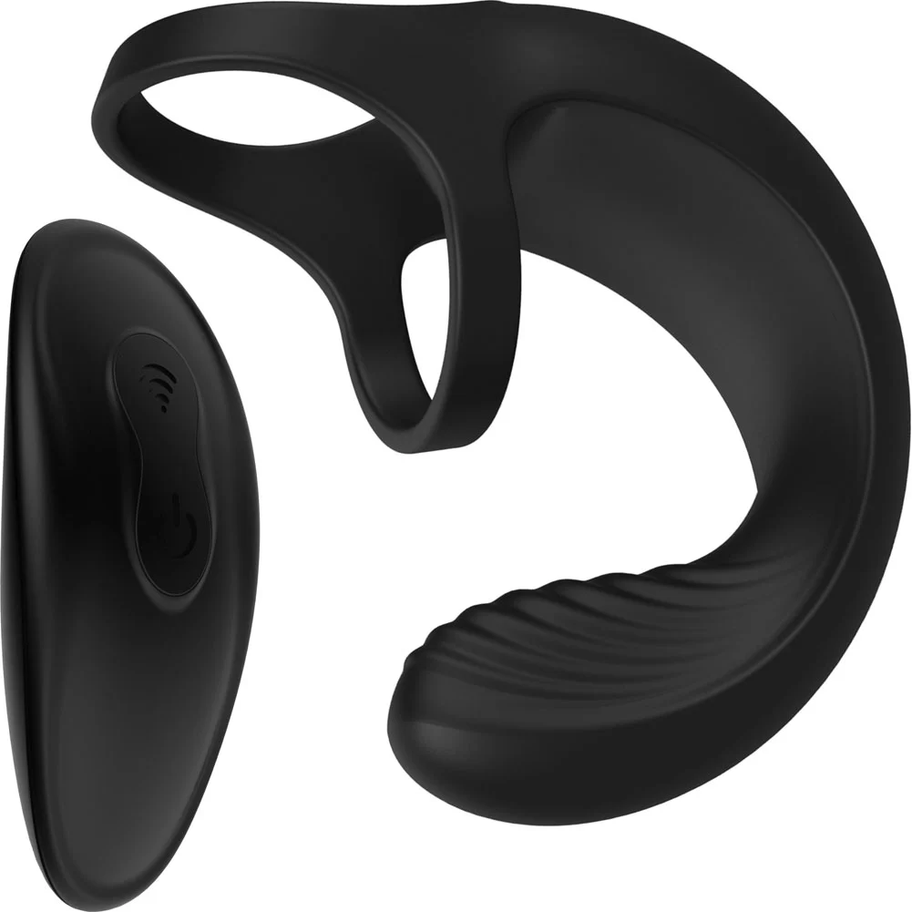 Zero Tolerance Vibrating Ball Cradle Penis Ring with Remote Control, Black