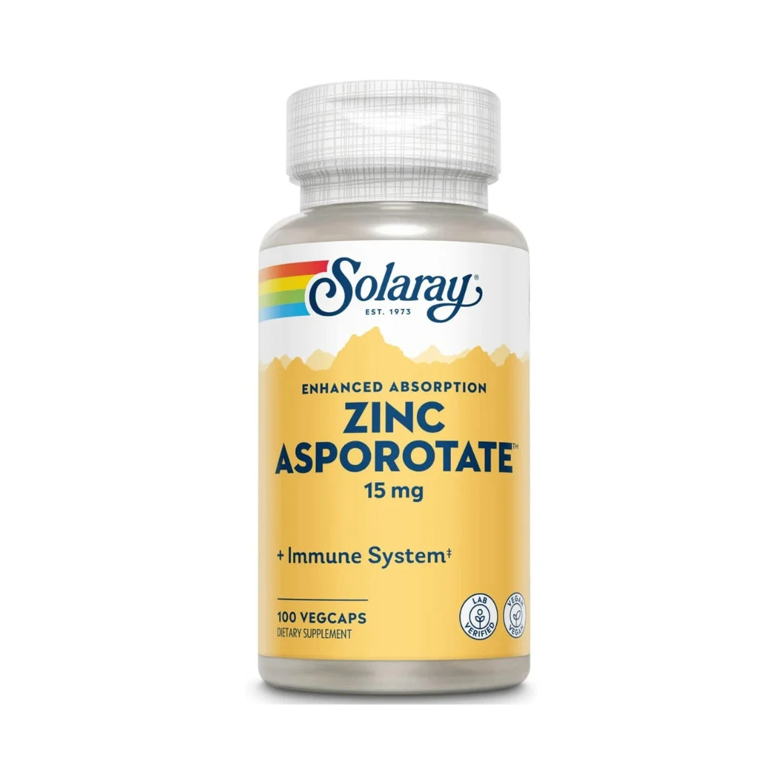 Zinc Asporotate 15 Mg 100 Vegcaps