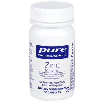 Zinc (Citrate) (Pure Encapsulations)